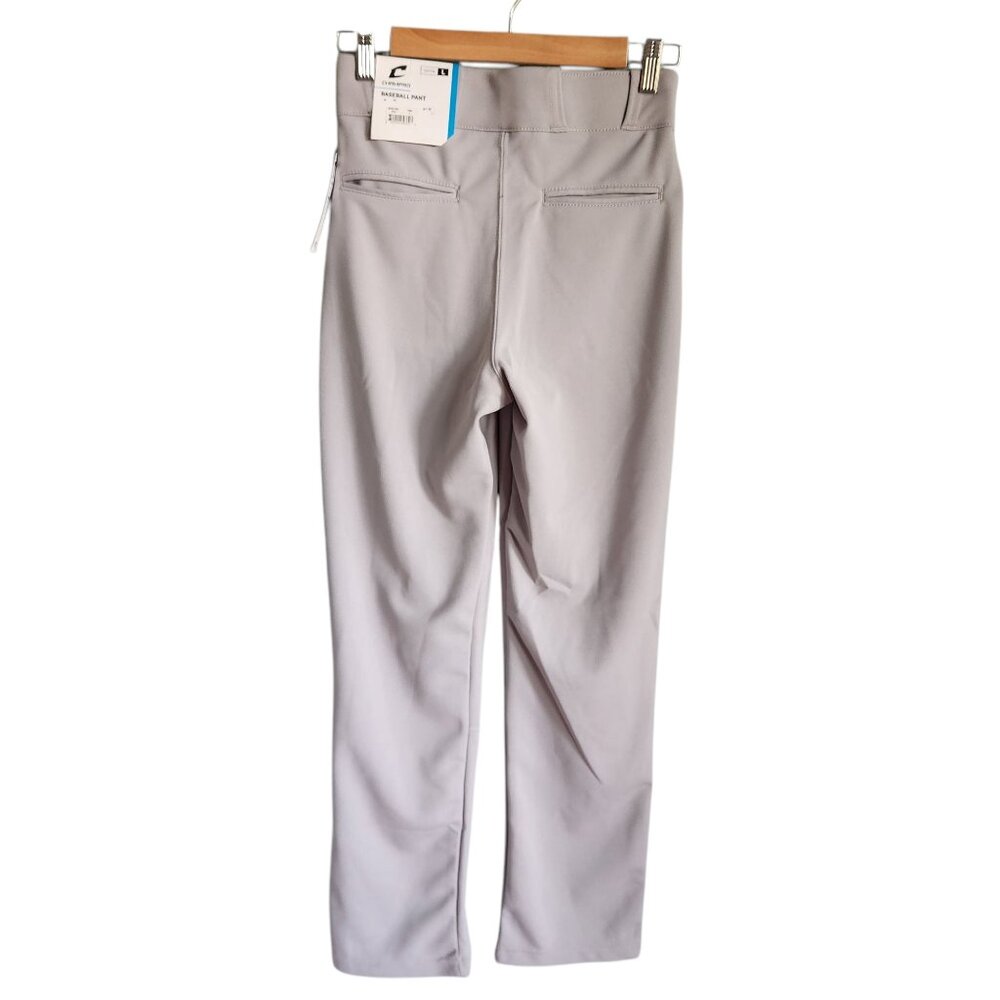 CHAMPRO Pants Large Boys Youth 3 Pair Grey MVP Open Bottom Baseball Pant - Picture 8 of 11